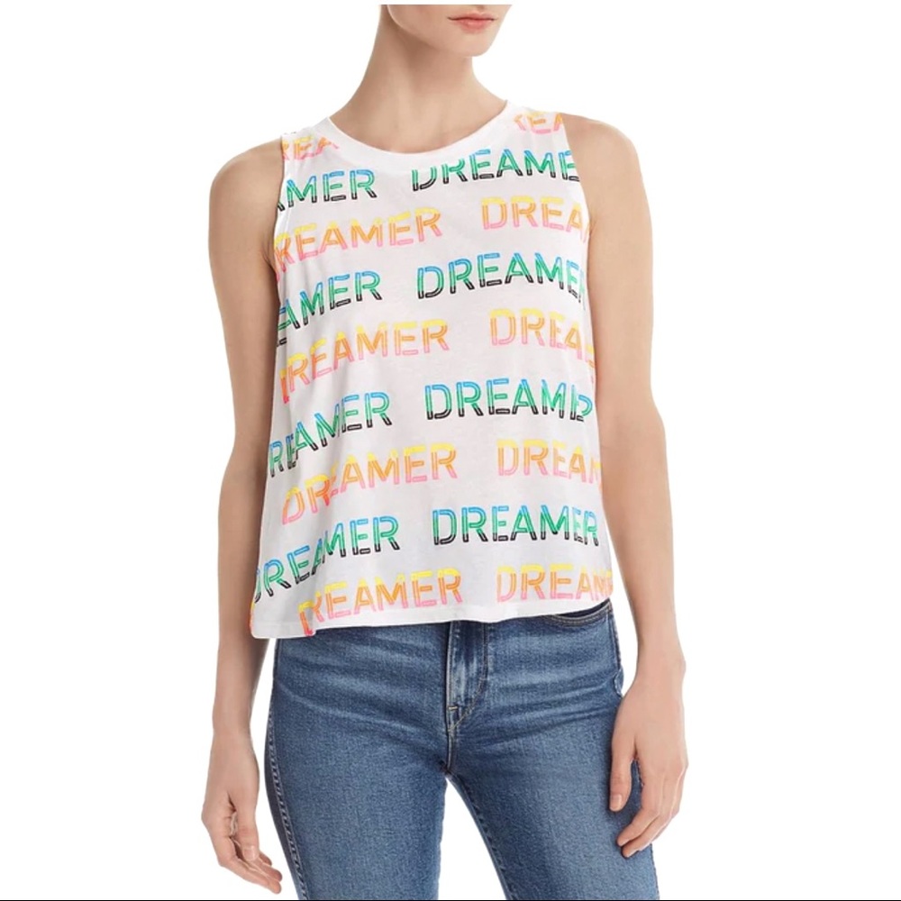Vintage Havana Dreamer Graphic Sleeveless Tee Tank Top Size Large